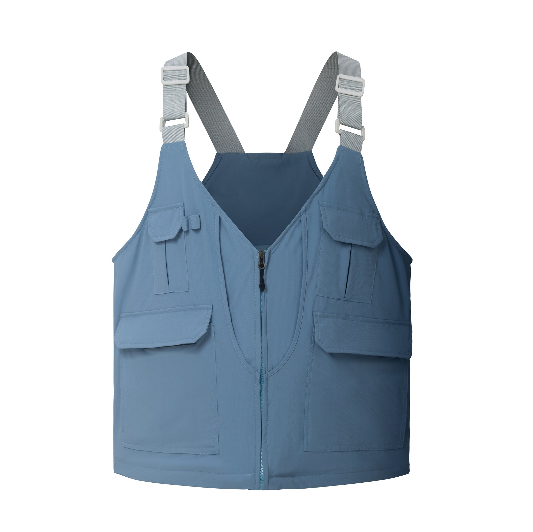 TerraOmni Vest(1)- Your Outdoor Vest That Transforms Into A Shopping Bag Blue